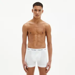 3 Pack Cotton Stretch Trunks - White