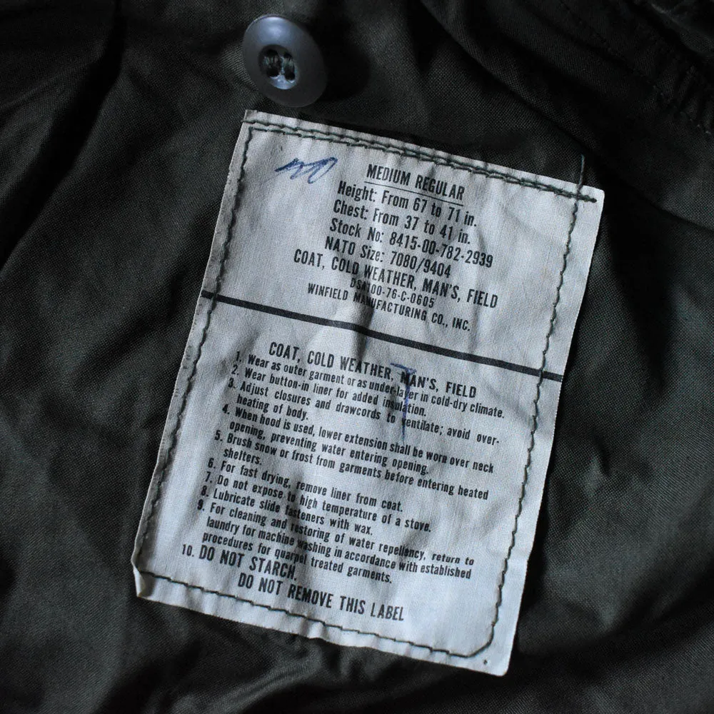 ’76 U.S.ARMY ライナー付き！ M-65 フィールドジャケット 250114