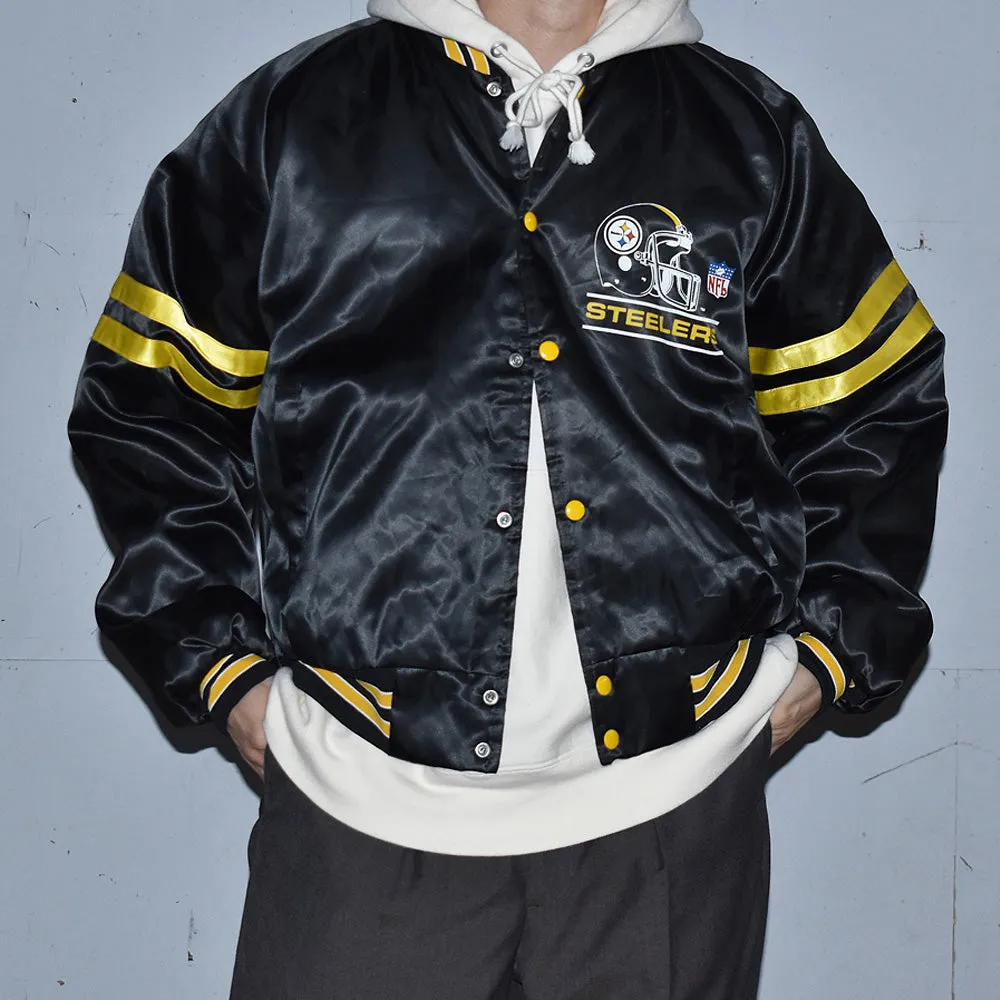 80-90's Chalk Line “NFL Pittsburgh Steelers” ナイロンジャケット 240221