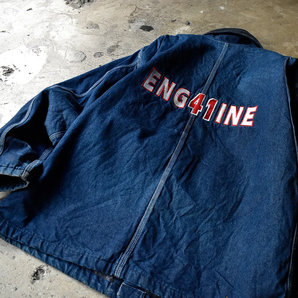 90's Dickies ワッペン！ デニム カバーオール ブランケットライナー 231205