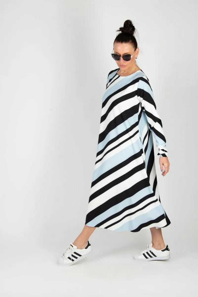 A line Stripe Dress Margo SALE