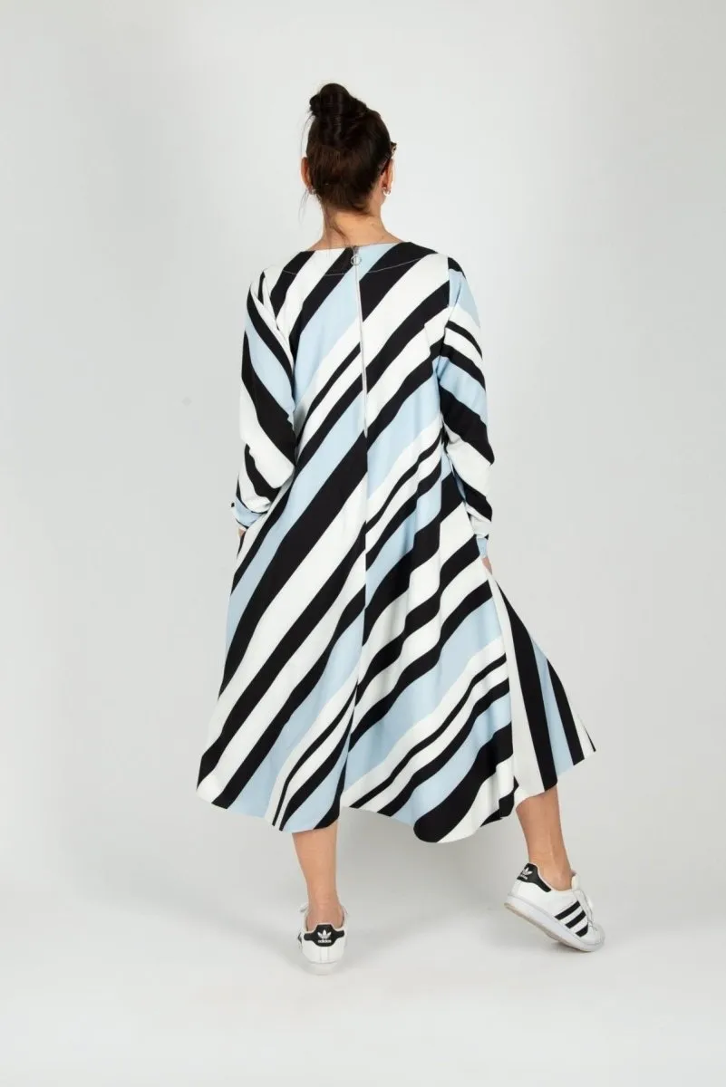 A line Stripe Dress Margo SALE