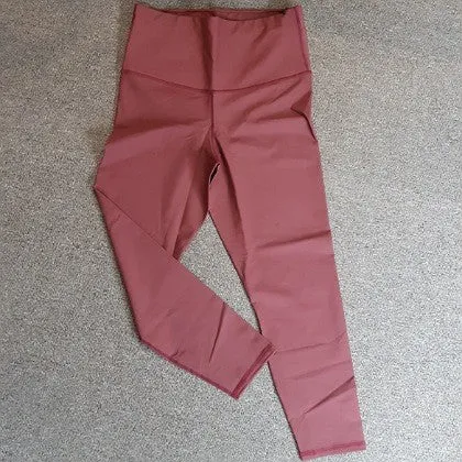 ACTIVE WEAR MID-LENGTH TIGHT RUST