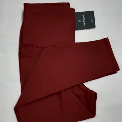ACTIVE WEAR MID-LENGTH TIGHT RUST