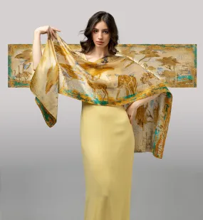AFRICA - ORGANIC SILK SCARF