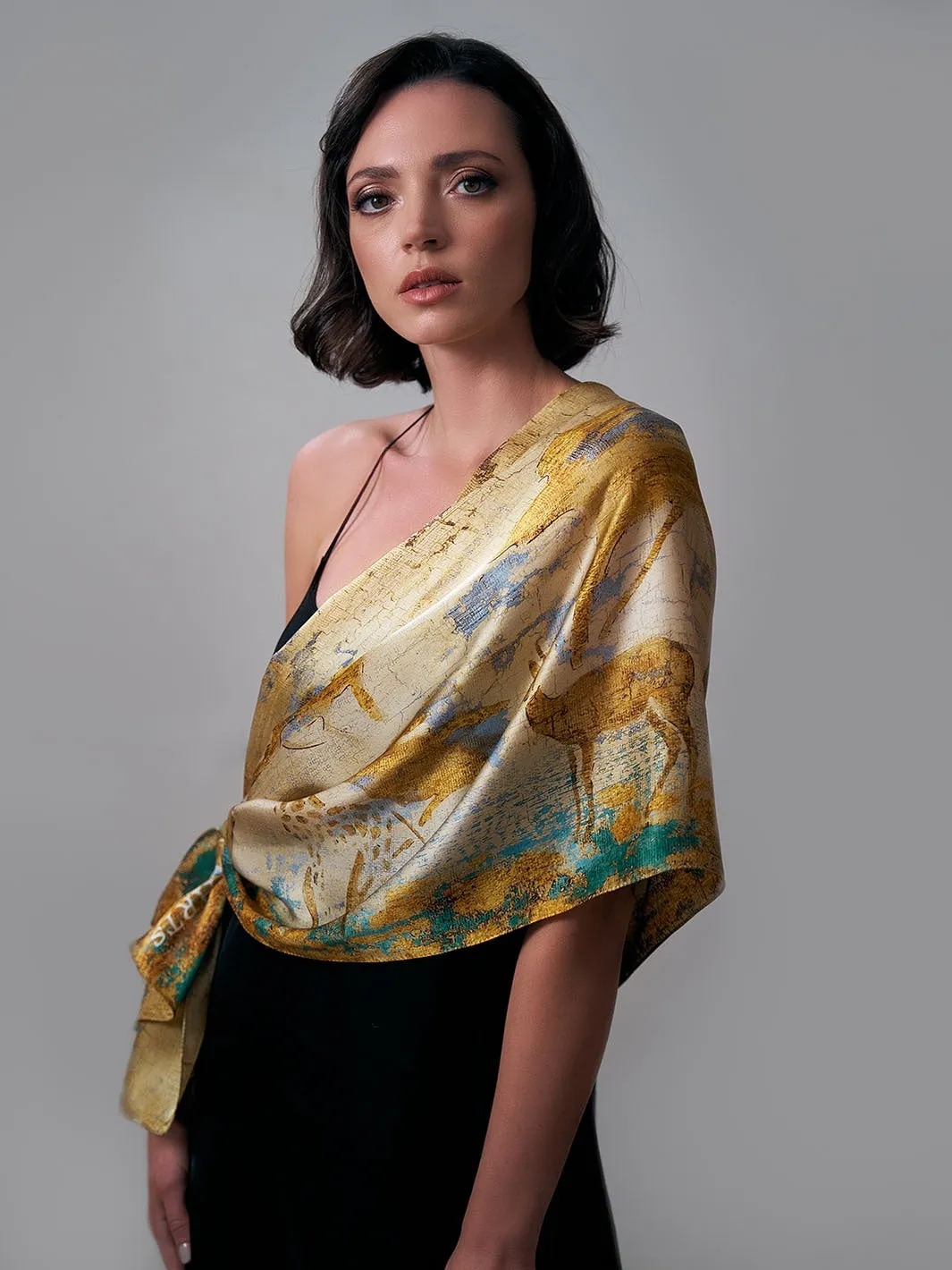 AFRICA - ORGANIC SILK SCARF