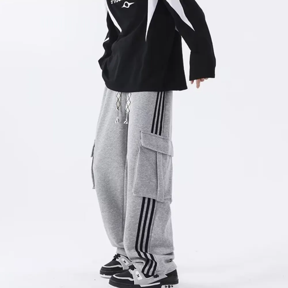 American Striped Web Pocket Sweatpants