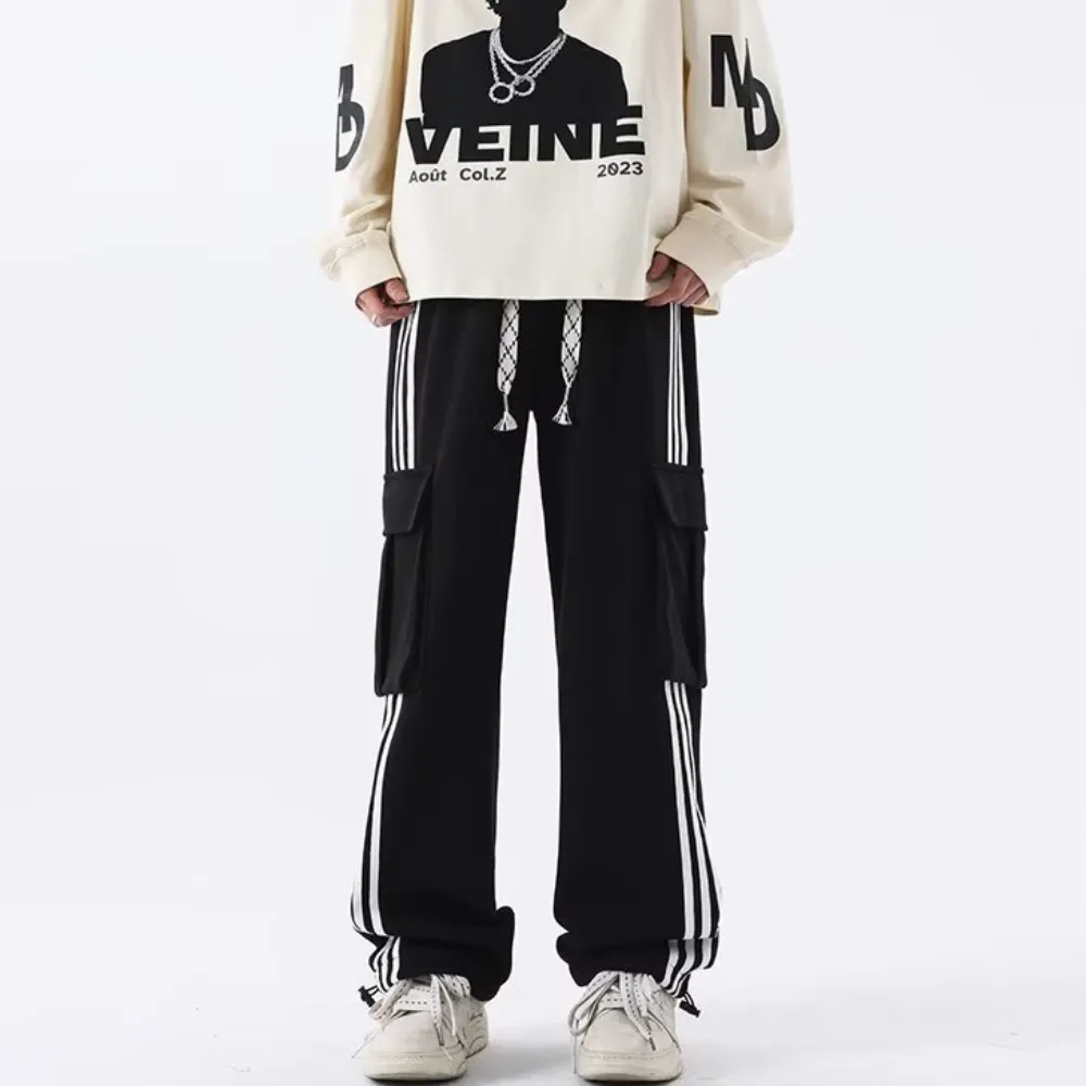 American Striped Web Pocket Sweatpants