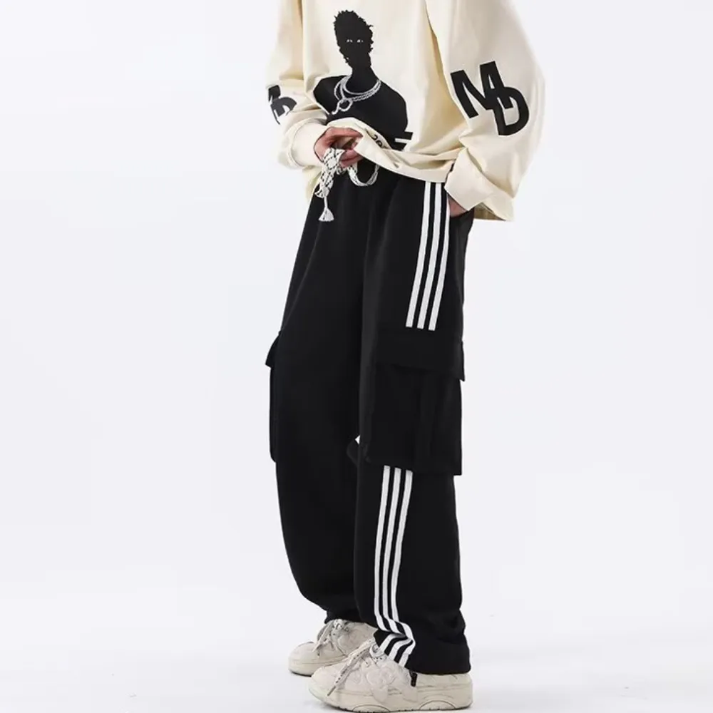 American Striped Web Pocket Sweatpants