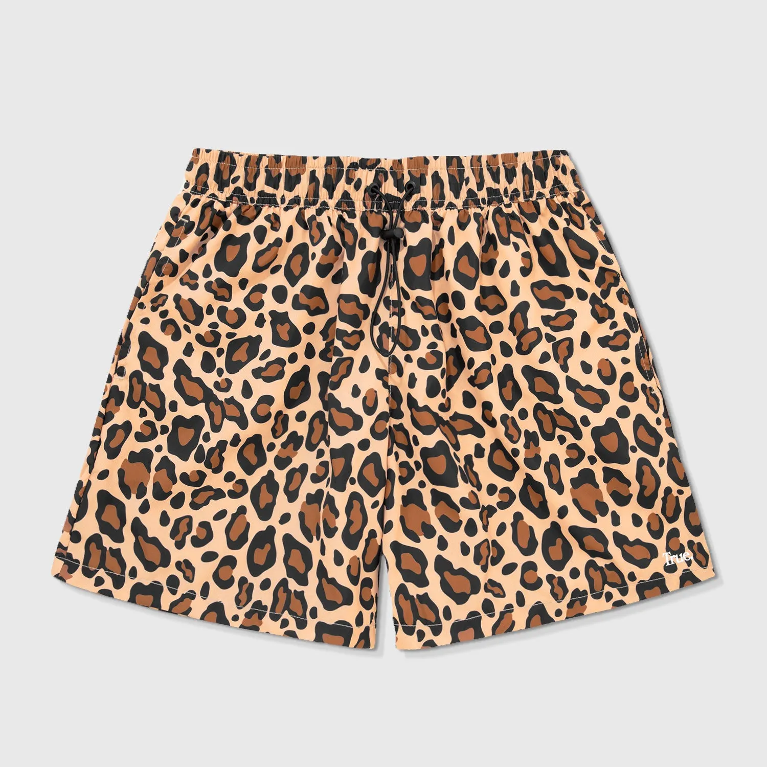 Animal Print Board Shorts - Leopard