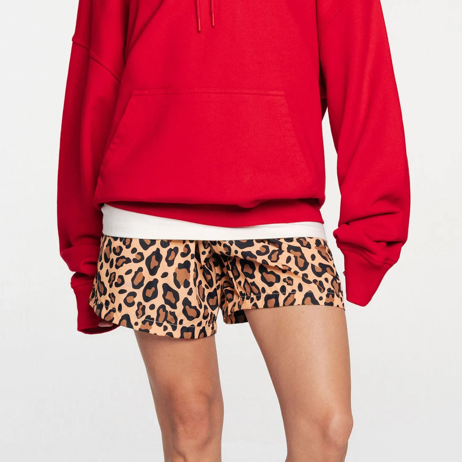 Animal Print Board Shorts - Leopard