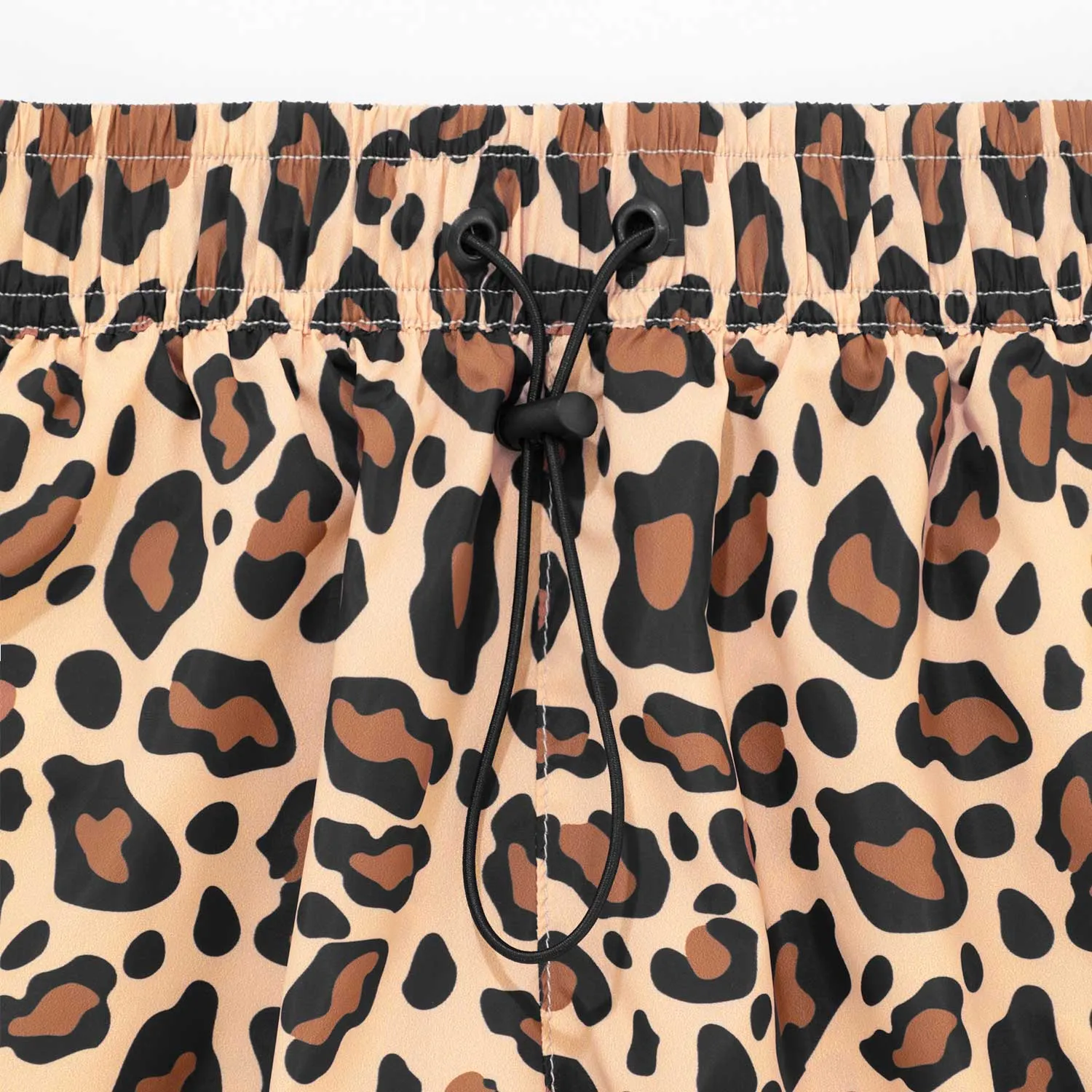 Animal Print Board Shorts - Leopard