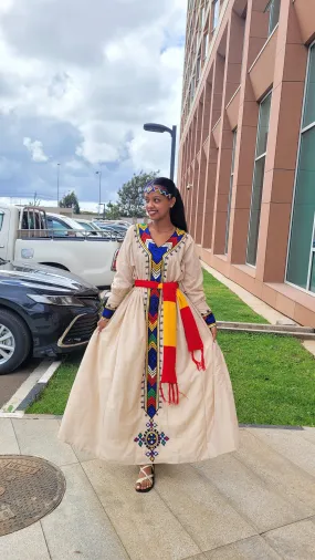 Ashenda Dress Design Modern Habesha Kemis Habesha Libs Eritrean Dress es00163