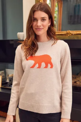 ASPIGA POLAR BEAR JUMPER OAT ORANGE