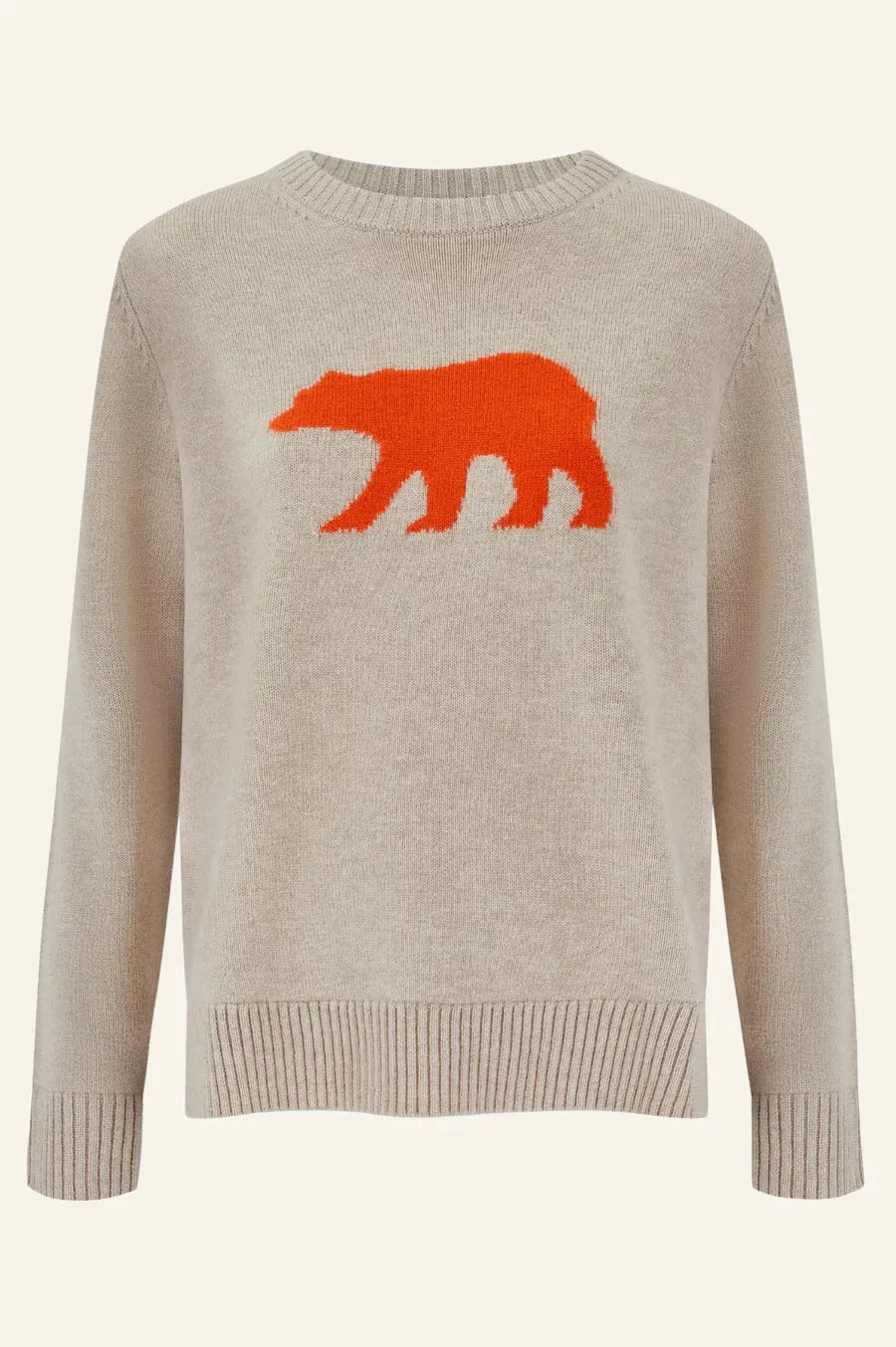 ASPIGA POLAR BEAR JUMPER OAT ORANGE