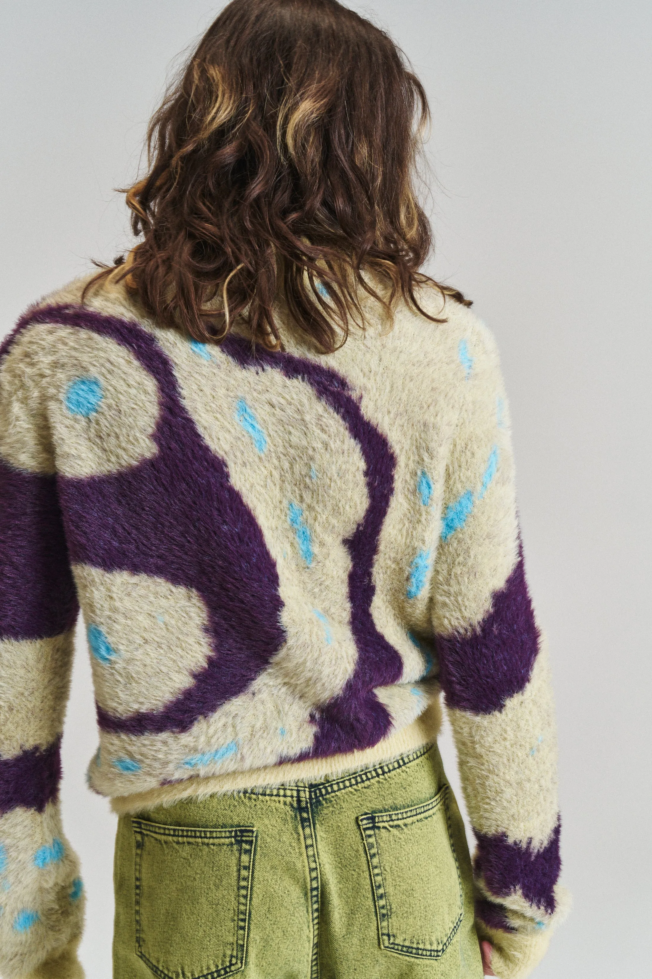 Aubergine Butterfly Arin Crewneck
