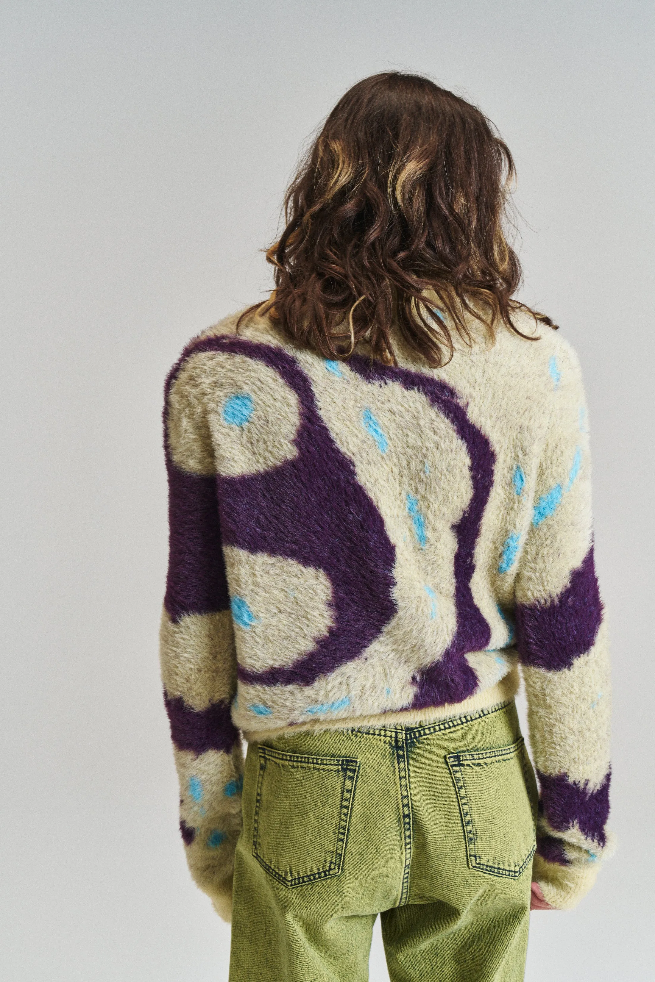 Aubergine Butterfly Arin Crewneck
