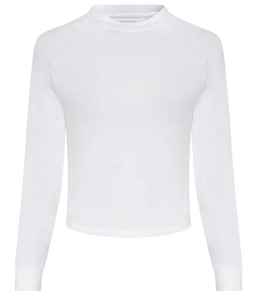 AWDis Ladies Cool Cross Back Long Sleeve T-Shirt | Arctic White