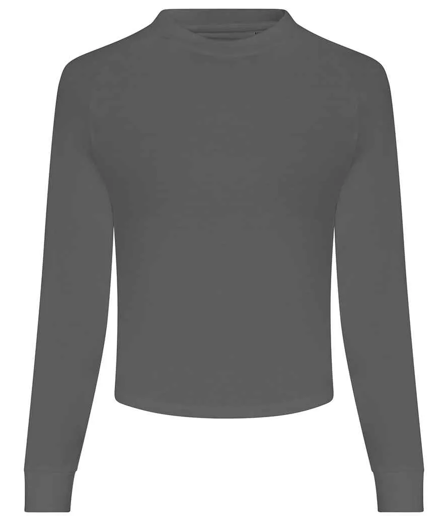 AWDis Ladies Cool Cross Back Long Sleeve T-Shirt | Iron Grey