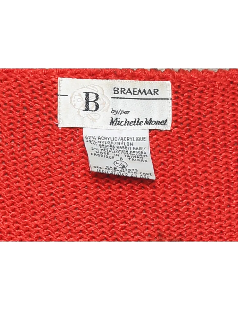Braemar Patterned Jumper - L