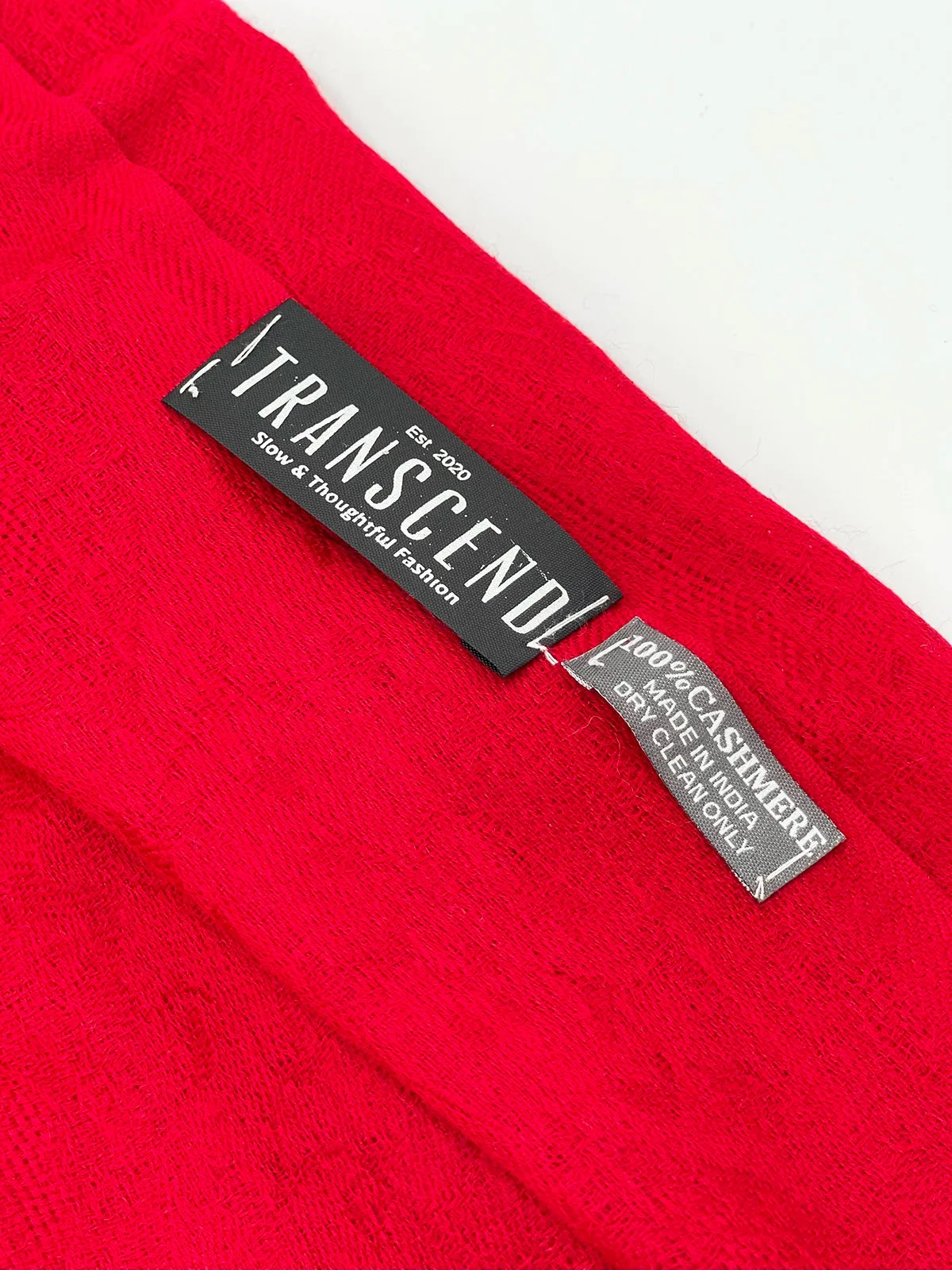 Cashmere Scarf - BRIGHT RED