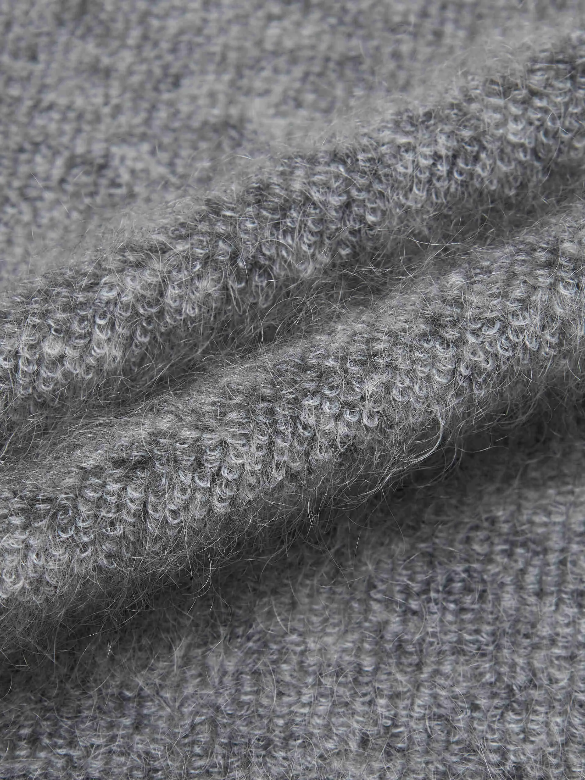 Cropped Fuzzy Cardigan