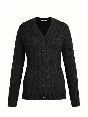 Elmer knit cardigan in navy