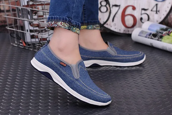 Fashionable Men's Casual Comfortable Casnvas Loafers