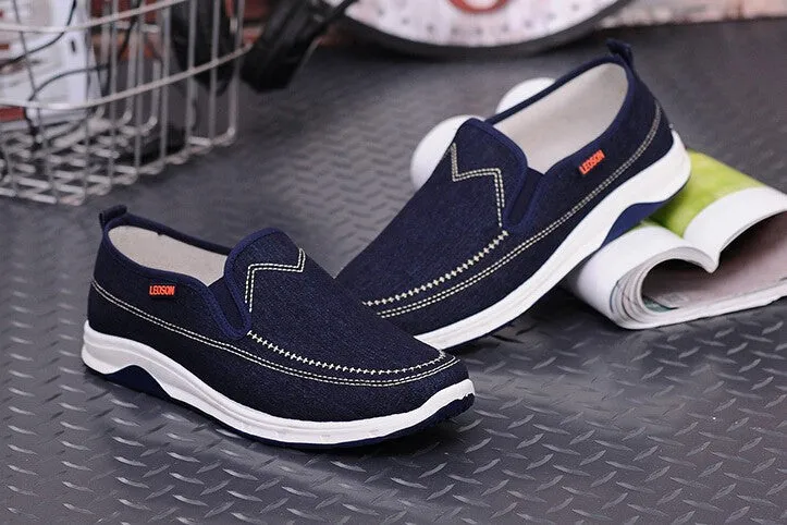 Fashionable Men's Casual Comfortable Casnvas Loafers