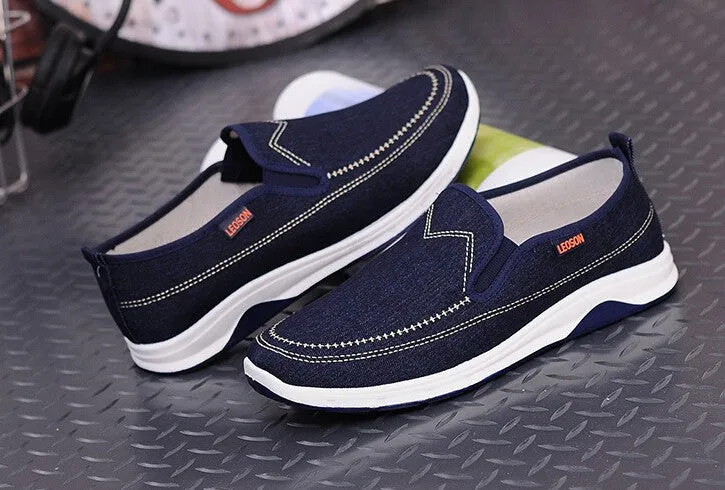 Fashionable Men's Casual Comfortable Casnvas Loafers