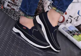 Fashionable Men's Casual Comfortable Casnvas Loafers