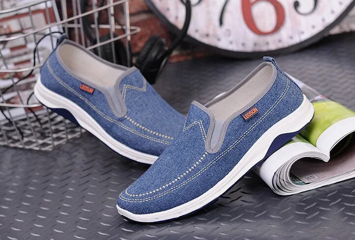 Fashionable Men's Casual Comfortable Casnvas Loafers