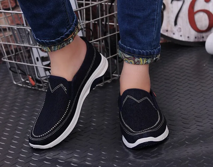 Fashionable Men's Casual Comfortable Casnvas Loafers