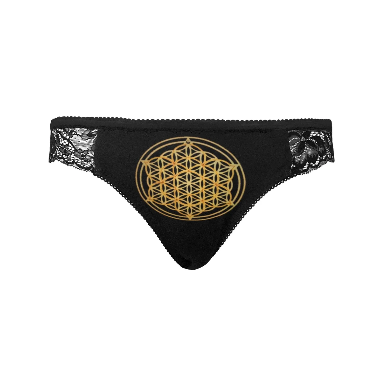 Flower of Life  Sacred Geometry Lace Lingerie, Gift for Wife/Girlfriend/Aunt/Birthday/Thanksgiving/Graduation/Christmas/Valentine/Halloween