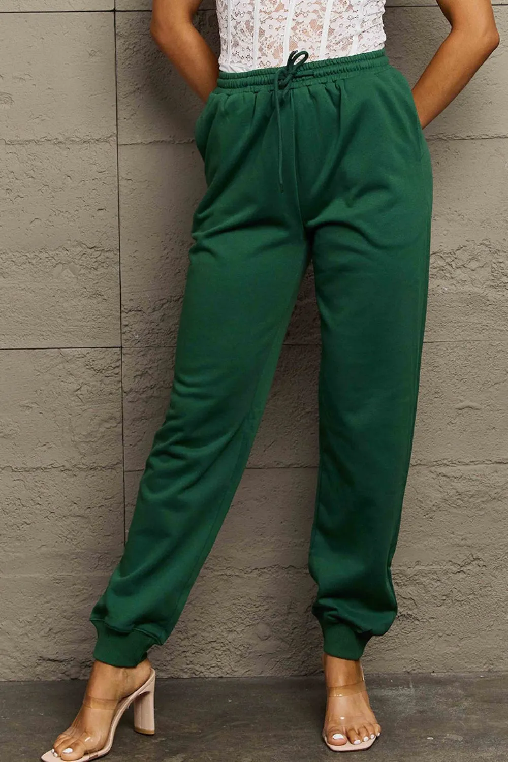 Full Size Drawstring Sweatpants