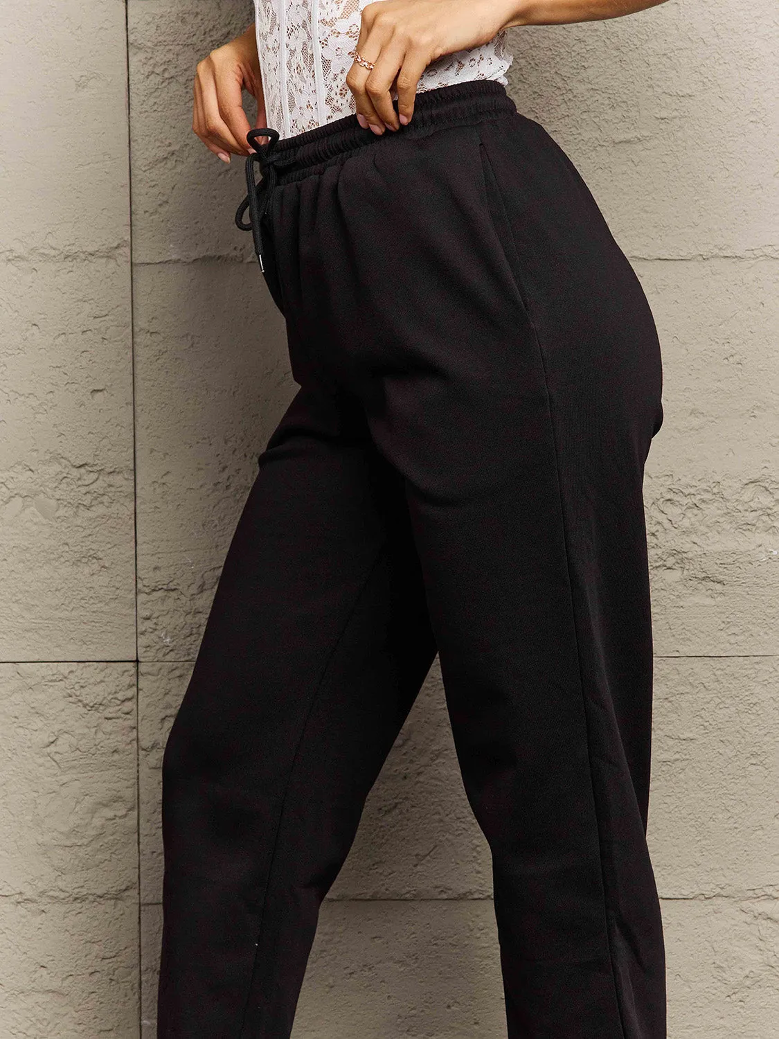 Full Size Drawstring Sweatpants