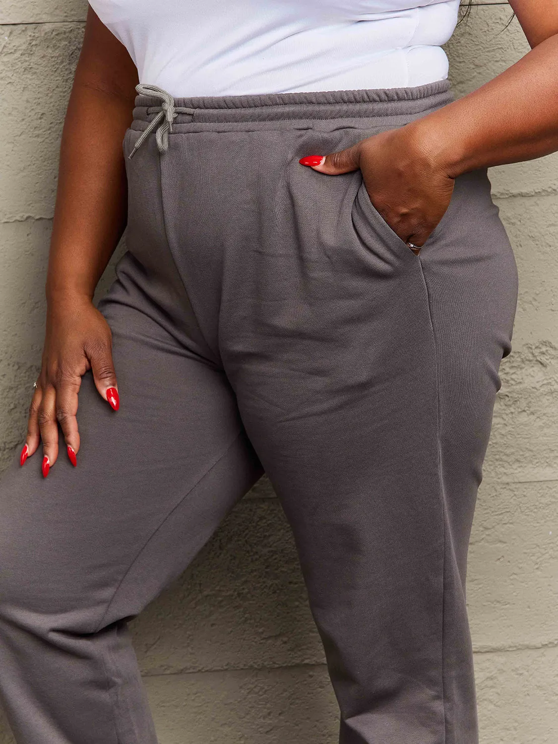 Full Size Drawstring Sweatpants