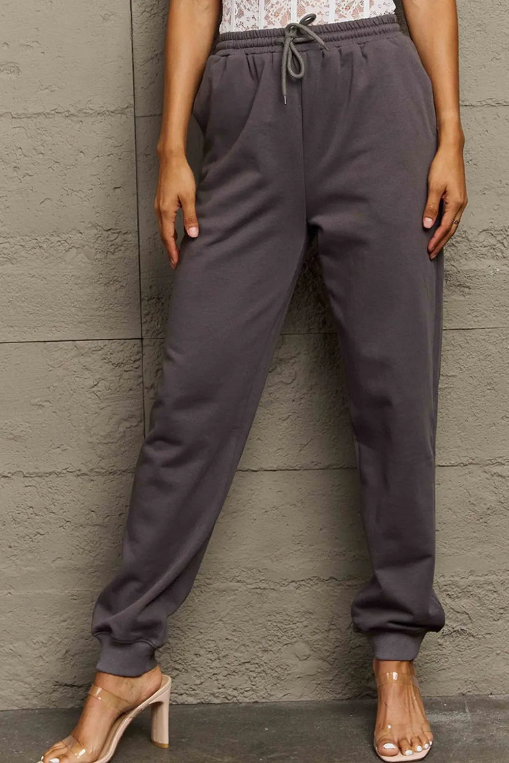 Full Size Drawstring Sweatpants