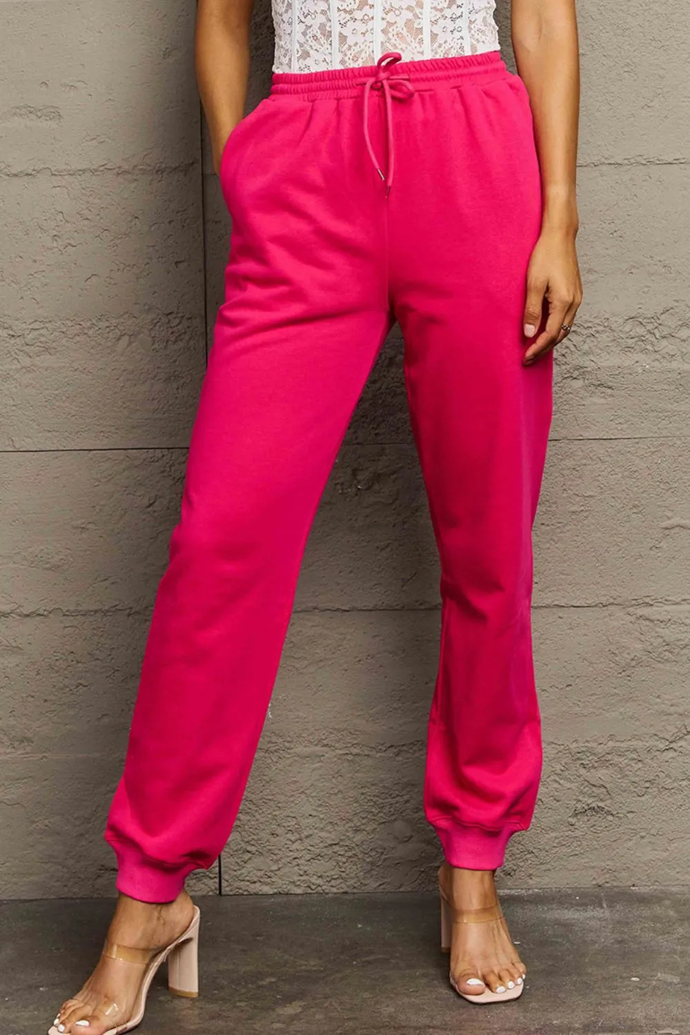 Full Size Drawstring Sweatpants