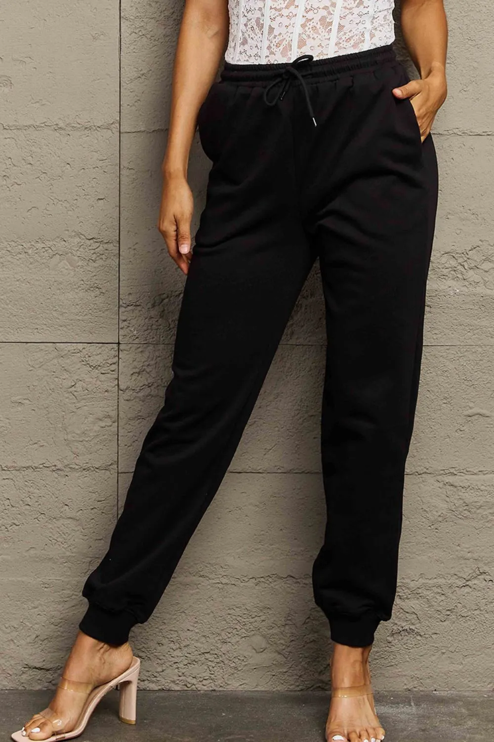 Full Size Drawstring Sweatpants