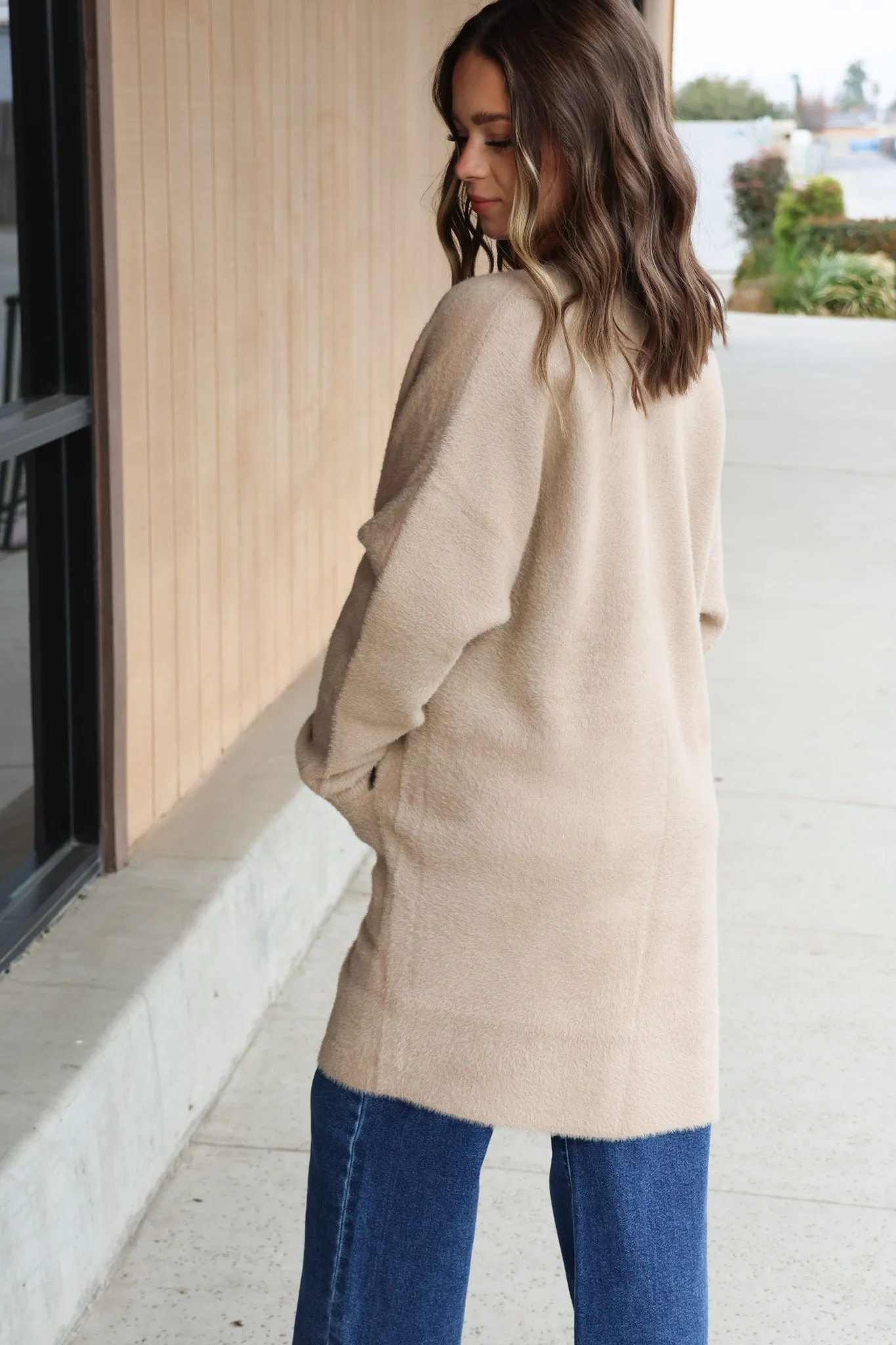 Give Thanks Cardigan In Taupe