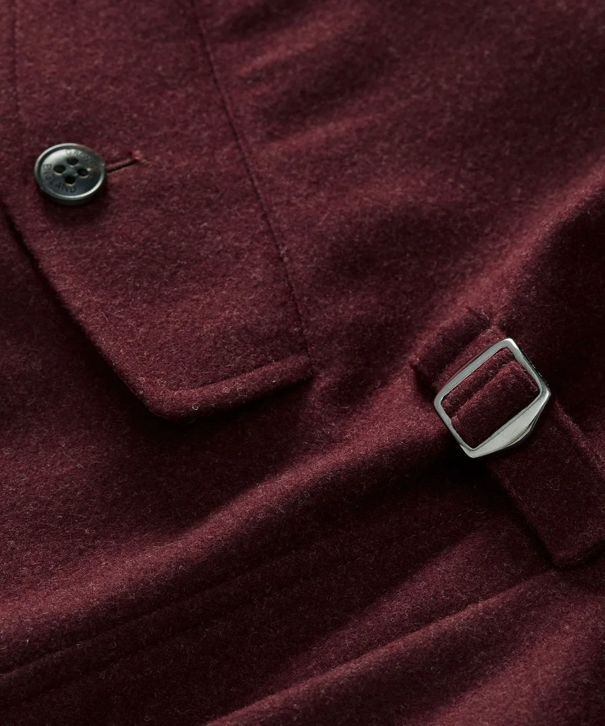 Golfer Merino Wool in Burgundy