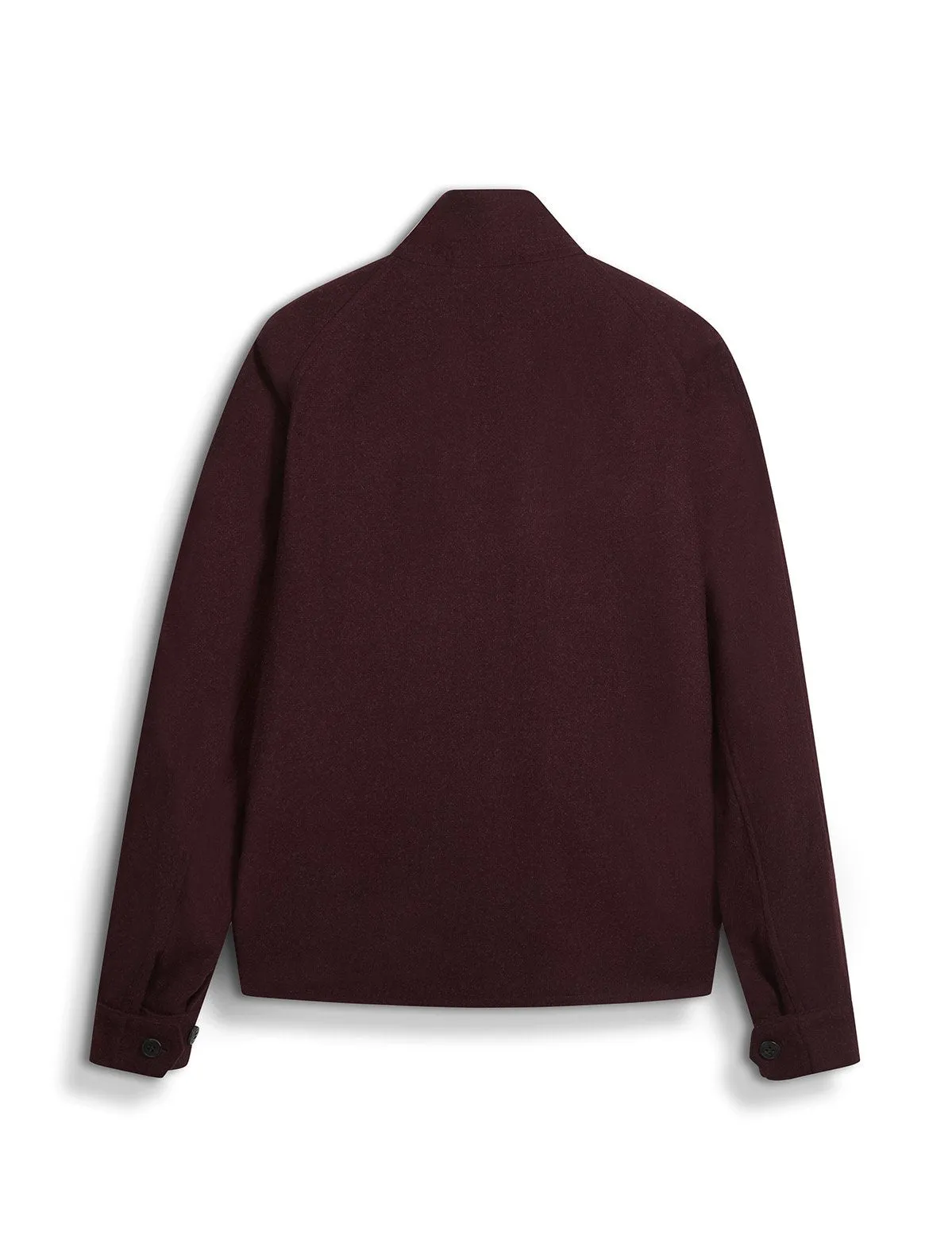 Golfer Merino Wool in Burgundy