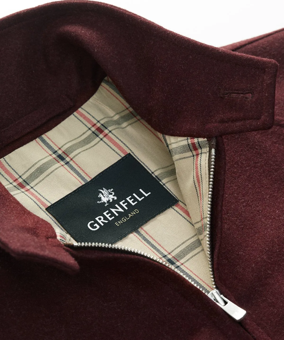 Golfer Merino Wool in Burgundy