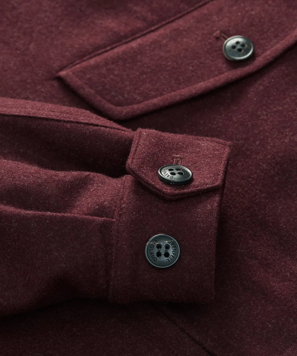 Golfer Merino Wool in Burgundy