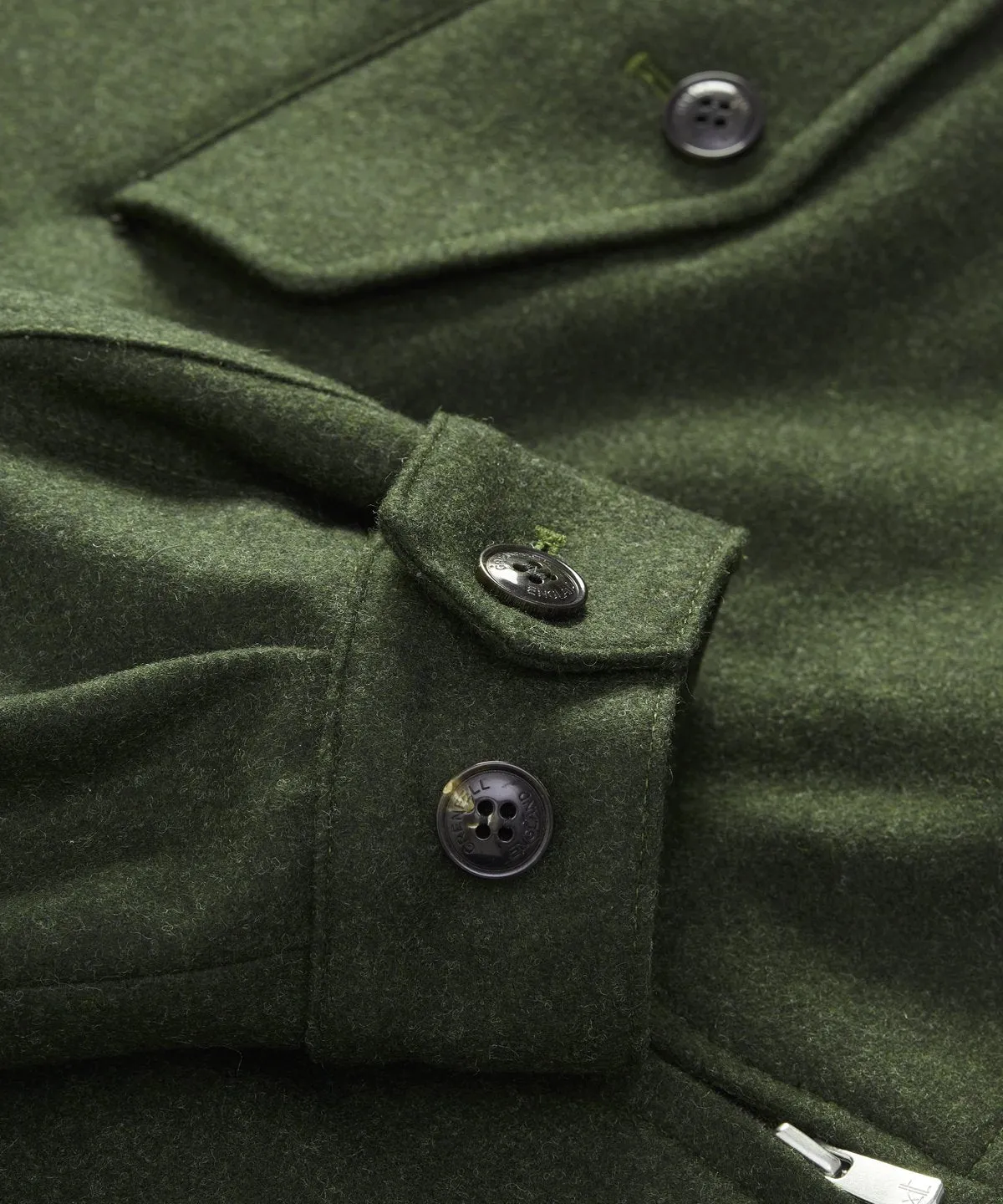 Golfer Merino Wool in Green