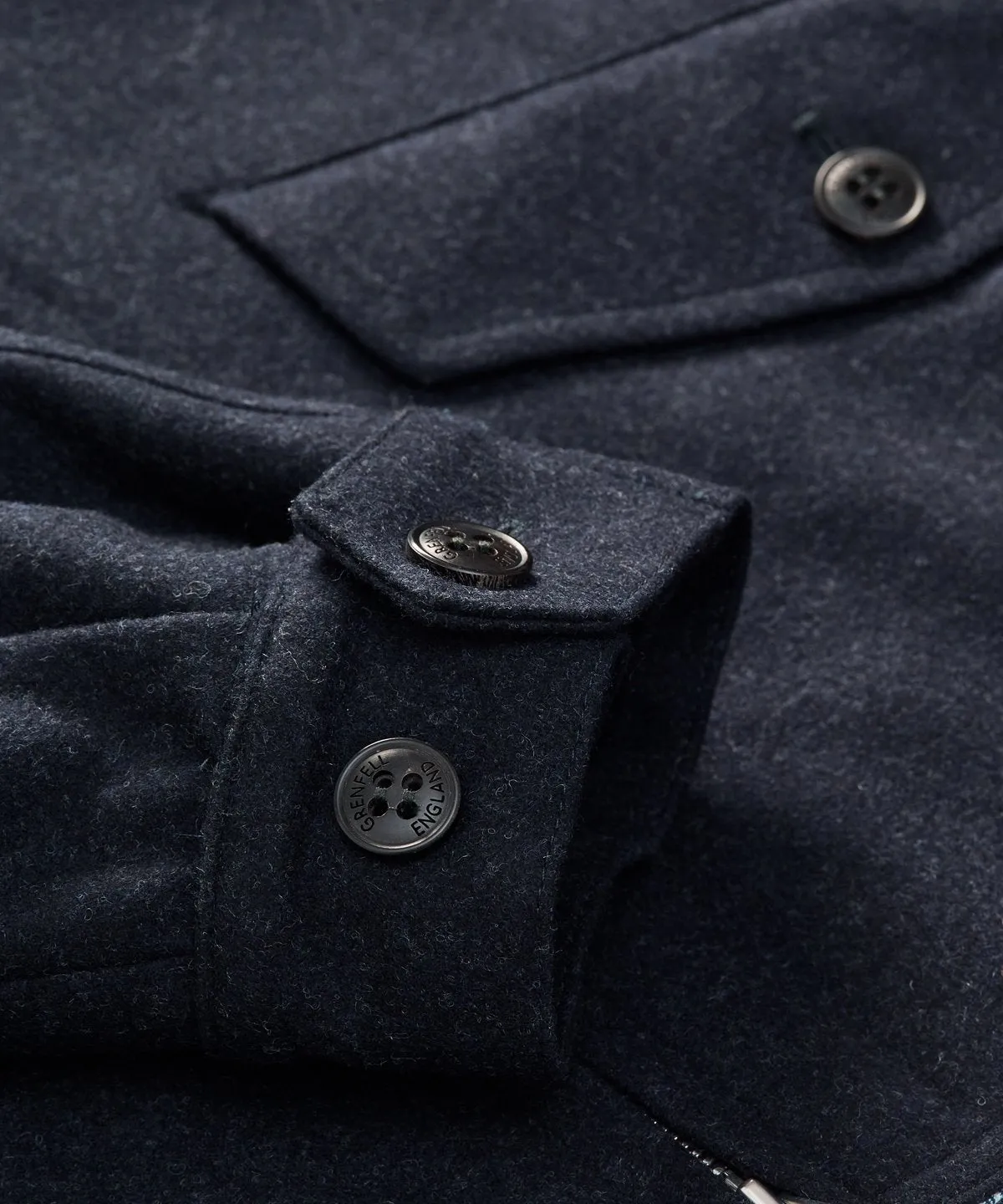 Golfer Merino Wool in Navy