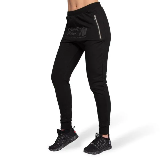Gorilla Wear Celina Drop Crotch Joggers - Black