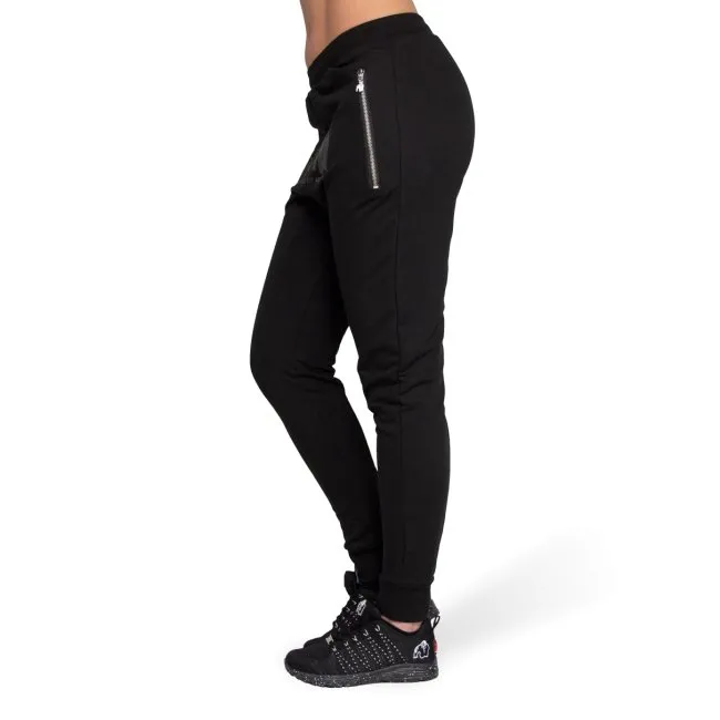 Gorilla Wear Celina Drop Crotch Joggers - Black