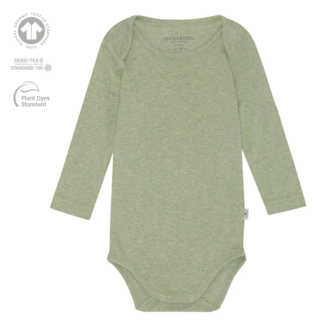 Hazel Body l/s Organic GOTS Cotton - Leaf